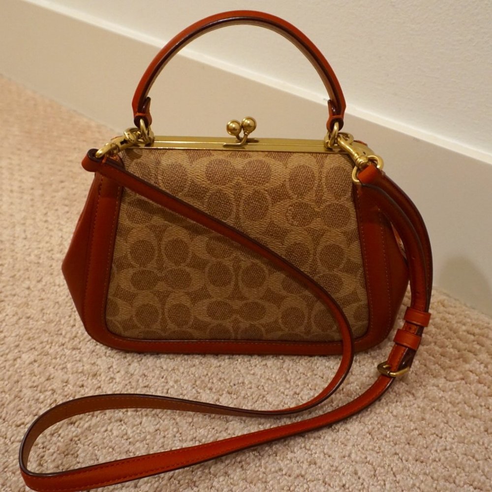 Coach 1941 Frame Bag 23 in Signature Canvas